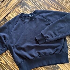 Athleta Black Crew Neck Sweatshirt